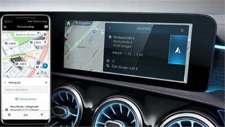 Aroldi, service Mercedes-Benz | Parcheggio per Navigazione: la nuova funzione contro lo stress da parcheggio