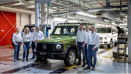 Aroldi, service Mercedes-Benz | Mercedes-Benz festeggia la Classe G numero 500.000 con un esemplare unico